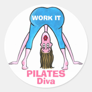 Adesivo Diva de PILATES