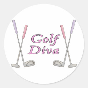 Adesivo Diva do golfe