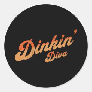 Adesivo Diva do pickleball pickle ball