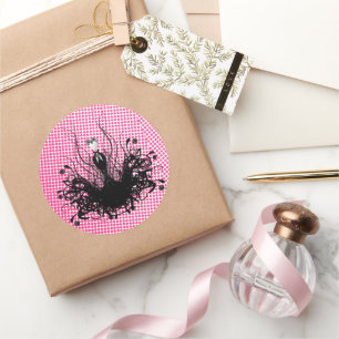 Adesivo Diva Fashion Sticker - Framboesa Quente Rosa