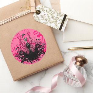 Adesivo Diva Fashion Sticker - Framboesa Quente Rosa