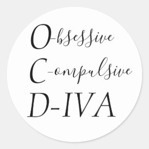 Adesivo "DIVA Obsessivo Compulsivo"