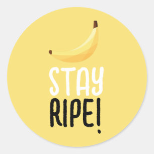Adesivo Dívadas de festa de banana retrô engraçadas Puns e