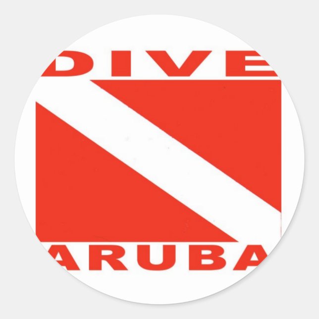 Adesivo Dive Aruba (Frente)
