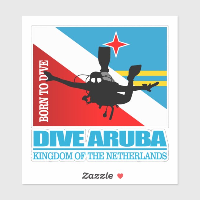 Adesivo Dive Aruba DF2 (Folha)