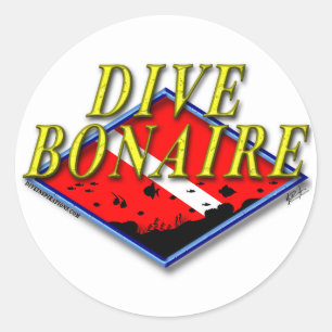 Adesivo Dive Bonaire Sticker