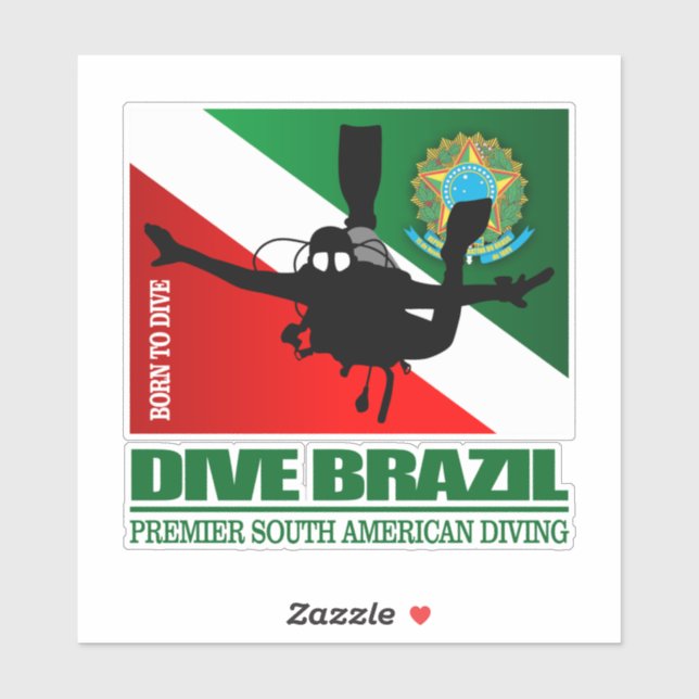 Adesivo Dive Brasil DF2 (Folha)