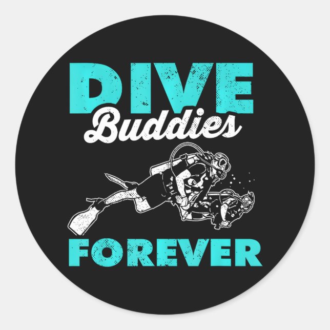 Adesivo DIVE BUDDIS PARA O mergulho (Frente)
