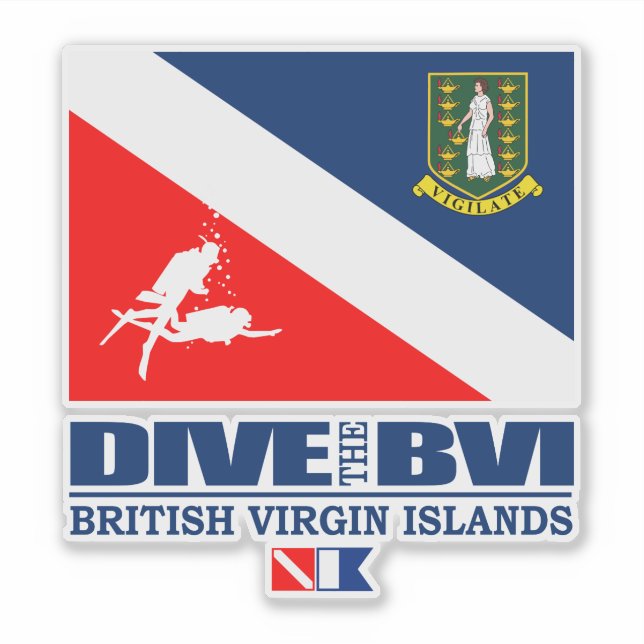 Adesivo Dive BVI (sq) (Frente)