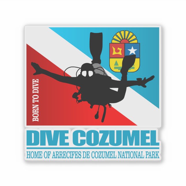 Adesivo Dive Cozumel DF2 (Frente)