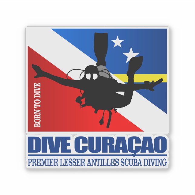 Adesivo Dive Curacao DF2 (Frente)