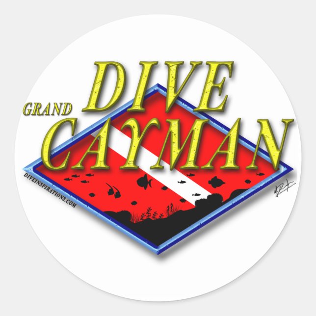 Adesivo Dive Grand Cayman Sticker (Frente)