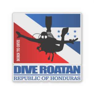 Adesivo Dive Roatan DF2