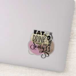 Adesivo Diversão, asquerosa citação do Dia das Bruxas