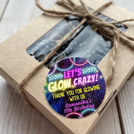 Adesivo Diversão Colorida do Vamos Lâmpadas de Néon Loucas