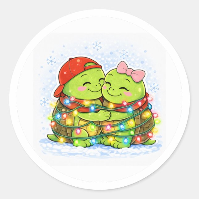 Adesivo Diversão com Luzes de Natal (Frente)