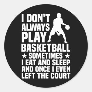 Adesivo Diversão De Design De Basquete Para Homens