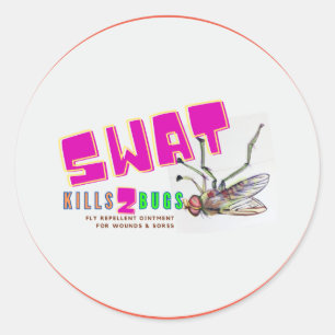 Adesivo diversão de substituição de swat