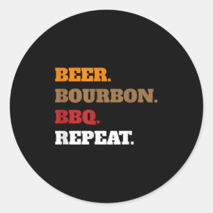 Adesivo Diversão do Churrasco Beer Bourbon Repete _ Men No