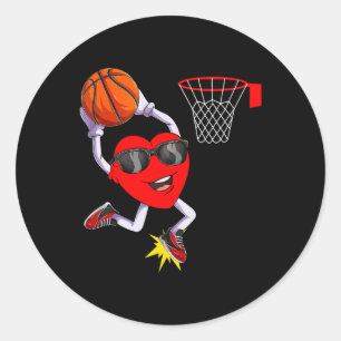 Adesivo Diversão do Coração Dunking Basball O Esporte Vale