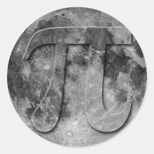 Adesivo Diversão do Dia Pi da Lua Completa