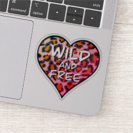 Adesivo Diversão elegante leopardo-rosa impressão