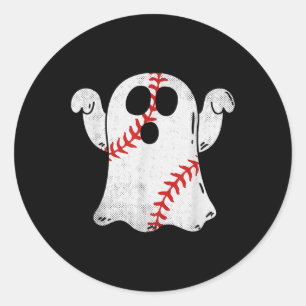 Adesivo Diversão Halloween Figurume Baseball Ghost Basebal