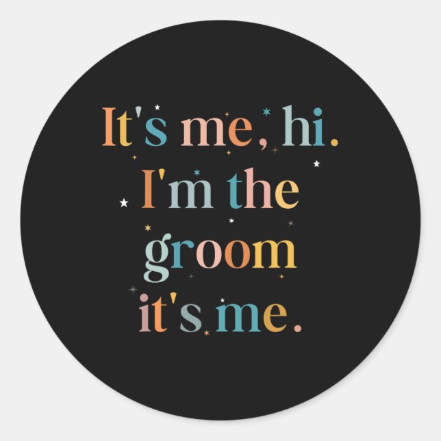 Adesivo Diversão Masculina Festa de Despedida de Solteiro  (Frente)