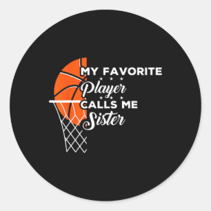 Adesivo Diversão Meu Jogador De Basquete Favorito Me Chama