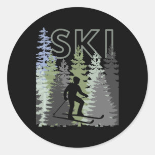 Adesivo Diversão Mountain Adventure Ski Squad Winter Sport