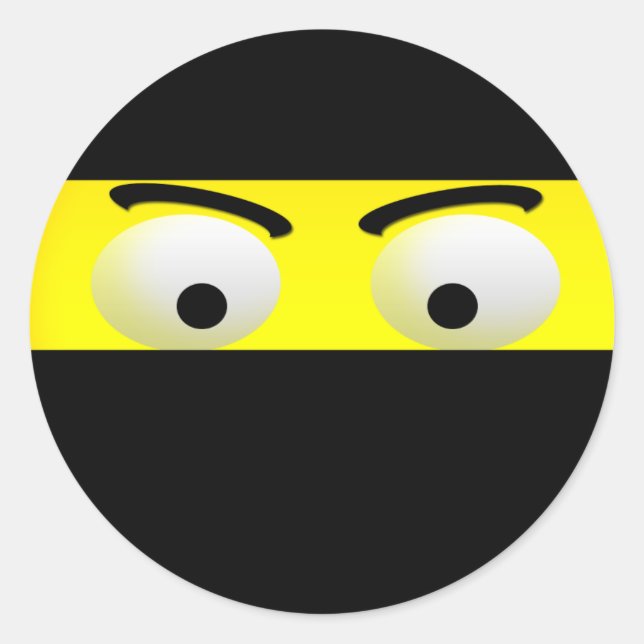 Adesivo Diversão Ninja Emoji Stickers (Frente)