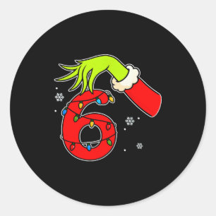 Adesivo Diversão Número 6 Natal 67 Seis Sete Meme Xmas Hom