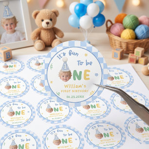 Adesivo Diversão Para Ser Um Menino 1º Aniversário