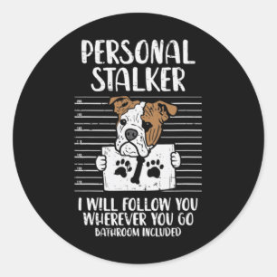 Adesivo Diversão Stalker English Buldog