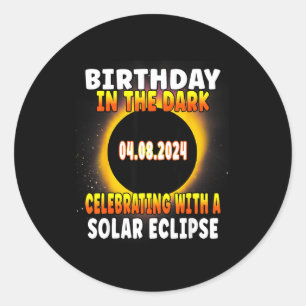 Adesivo Diversão Total Eclipse Solar Celebração de Anivers