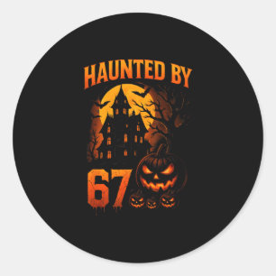 Adesivo Divertido 67 Meme Halloween Assombrado Sinistro Se