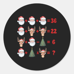 Adesivo Divertido 67 Meme Natal Matemática Professor Papai