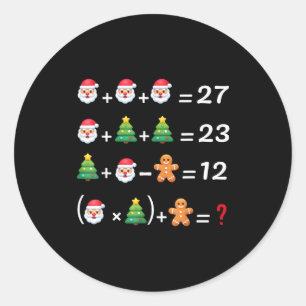 Adesivo Divertido 67 Meme Natal Professor de Matemática Pa
