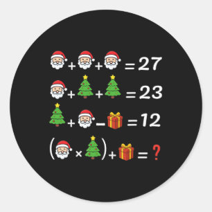Adesivo Divertido 67 Meme Natal Professor de Matemática Pa