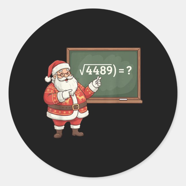 Adesivo Divertido 67 Meme Seis Sete Professor de Matemátic (Frente)