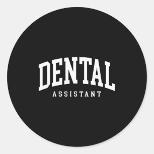 Adesivo Divertido assistente dental certificado higienista