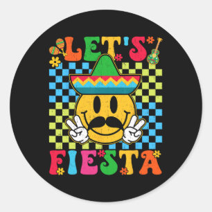 Adesivo Divertido Cinco De Mayo Xadrez Vamos Festa Sorriso