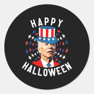 Adesivo Divertido Joe Biden Feliz Halloween Para O Quarto 