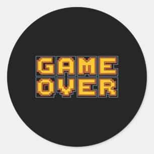 Adesivo Divertido Jogo de Vídeo Arcade Retro dos Anos 80 N