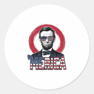 Adesivo Divertido Merica Patriótico Presidente Antigo Veto