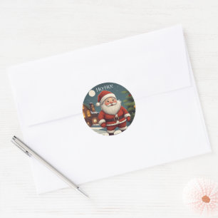 Adesivo Divertido Natal Papai Noel Ho Ho Feliz Nat