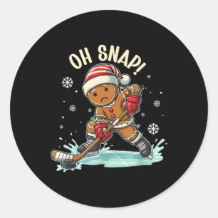 Adesivo Divertido Oh Snap Natal Biscoito de Gengibre Jogan