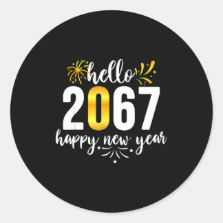 Adesivo Divertido Seis Sete 67 Meme Feliz Ano Novo 