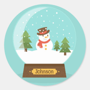 Adesivo DIVERTIDO! Snowman Stickers - Personalizado - Adic