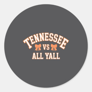 Adesivo Divertido Tennessee -vs- Todos Vocês, Knoxville Tn
